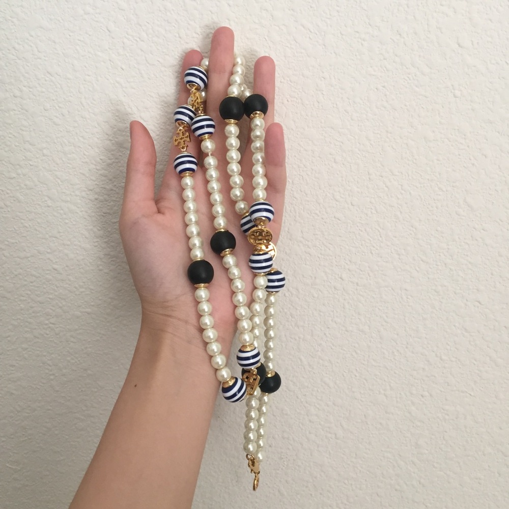 Tory Burch Saher pearl necklace